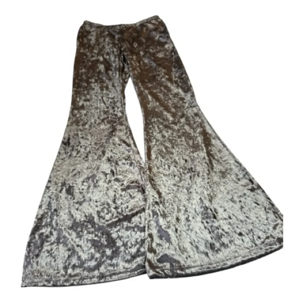 Trails black Velvet Flared bell bottoms - Picture 4 of 5